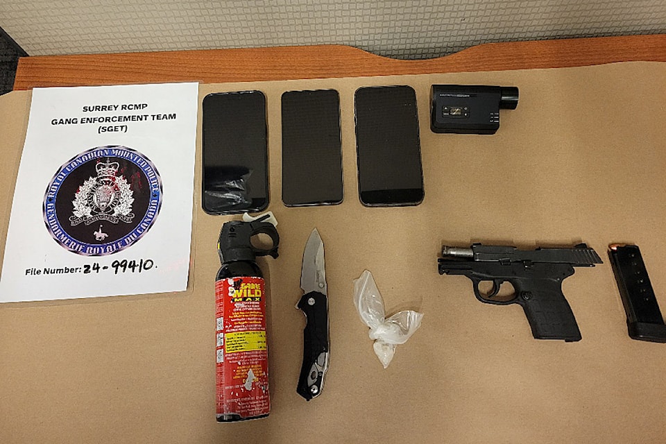 Police In Surrey Seize Firearm In Traffic Stop From Two Men Known To Them