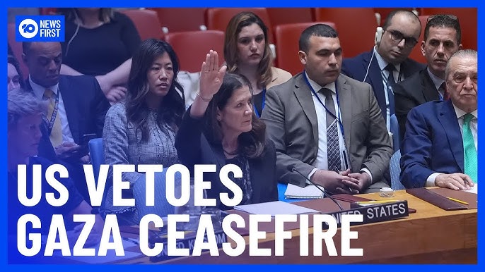 DISGRACEFUL: US Vetoes UN Security Council Resolution Calling For Unconditional Ceasefire In Gaza