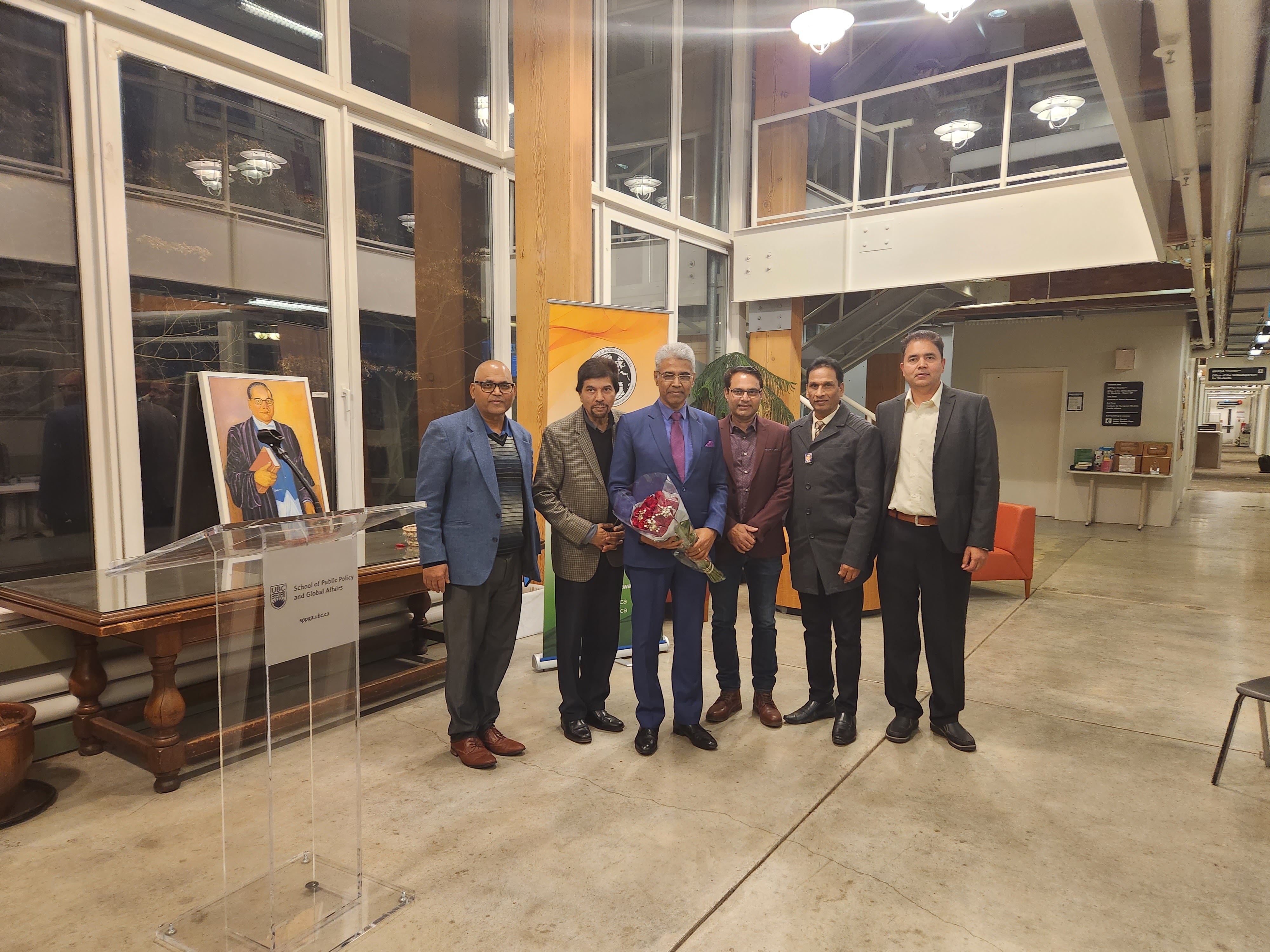 Dr. Amedkar’s Portrait Formally Gifted To Centre For India At UBC On His Death Anniversary