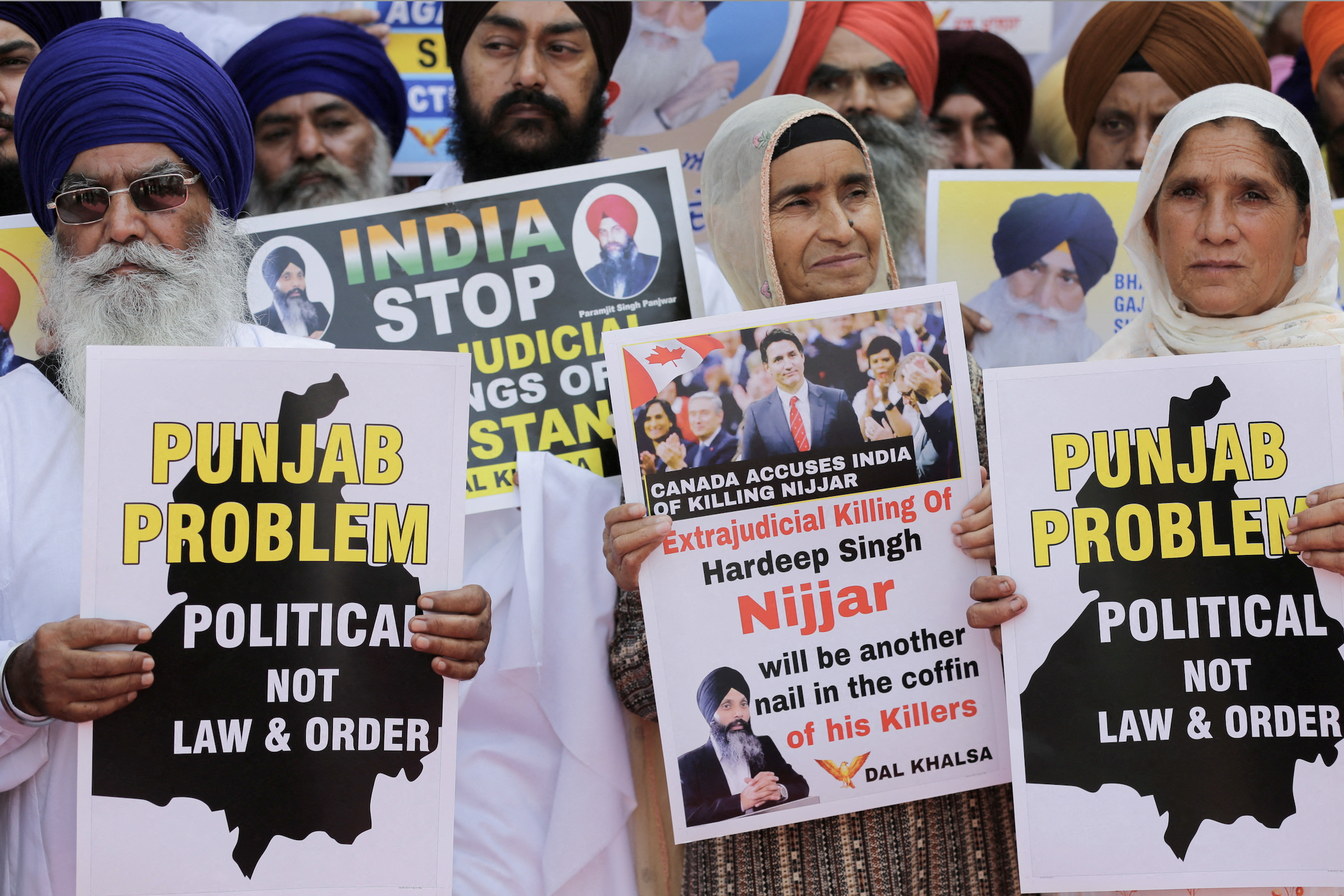Hundreds Of Sikhs In Punjab Protest India’s Murder Of Canadian Sikh Leader Nijjar