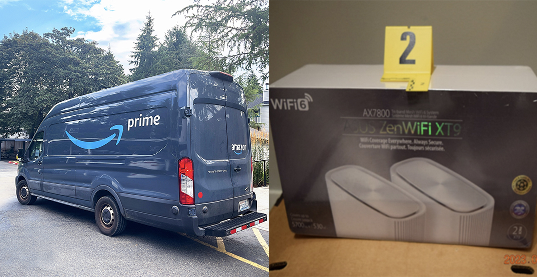 Burnaby RCMP Arrests Three Delivery Drivers With Amazon’s Help For Stealing Packages They Were Delivering