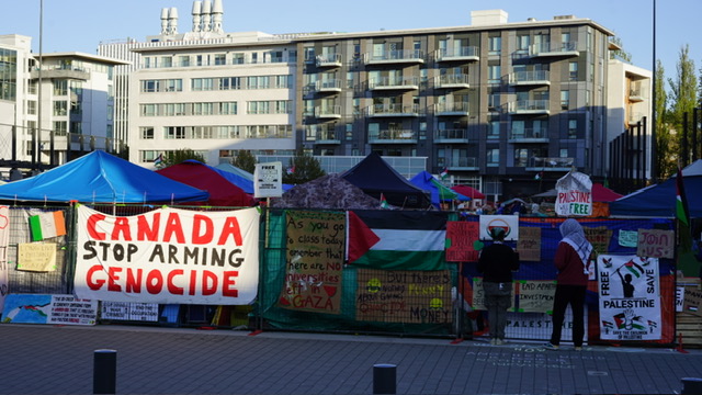 STOP THE SLAUGHTER OF PALESTINIANS: UBC Students Encampment To Put Pressure On Government And Academia