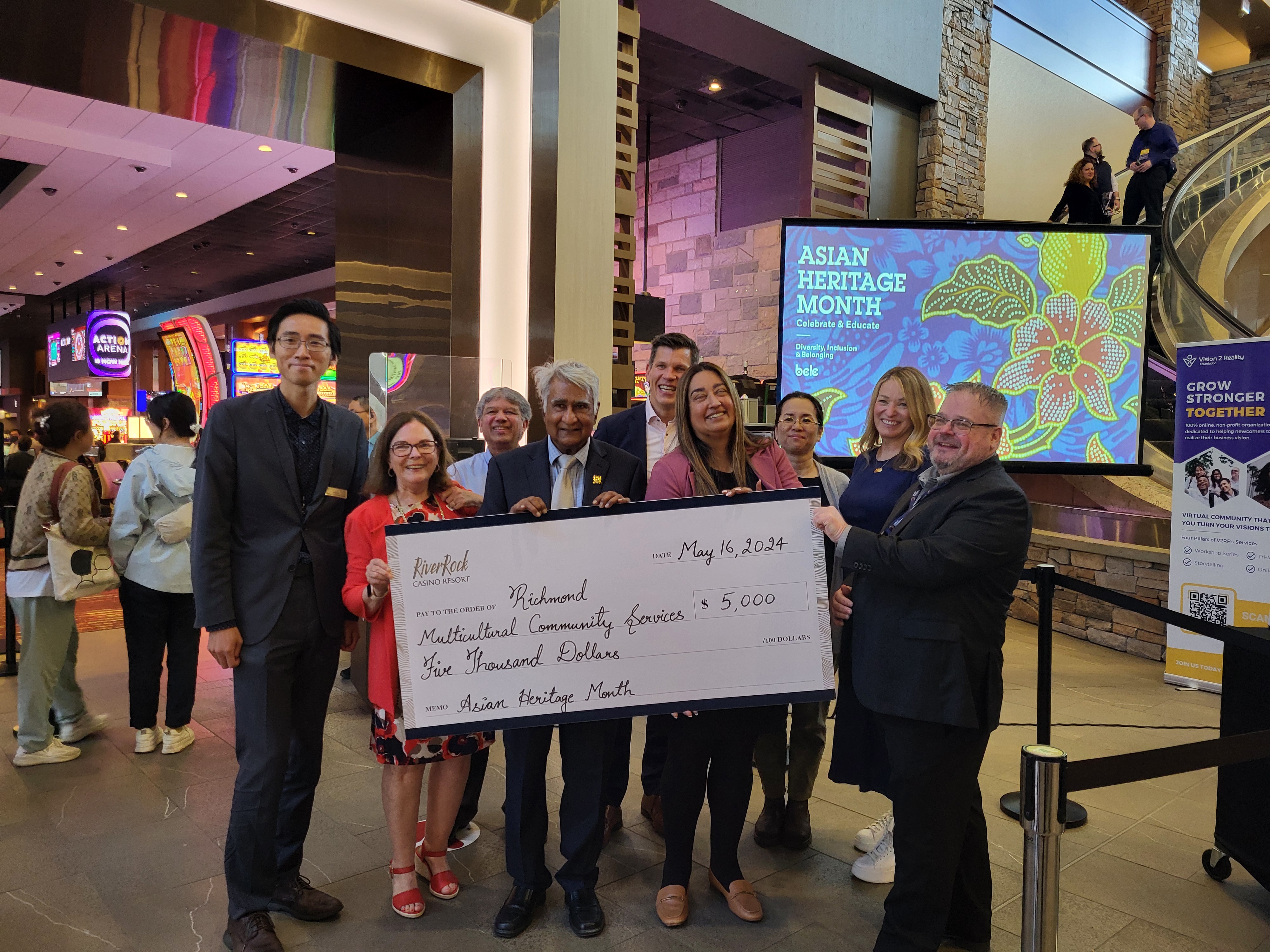 RMCS Awarded $5000 By BC Lottery Corporation