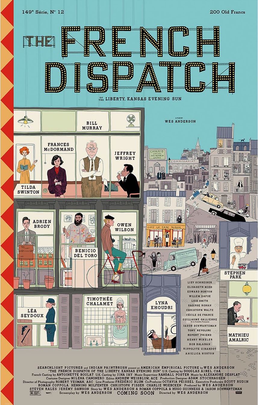 Wacky Film Wizard Wes Anderson Is Up To His Old Tricks In First Trailer Of 'The French Dispatch'