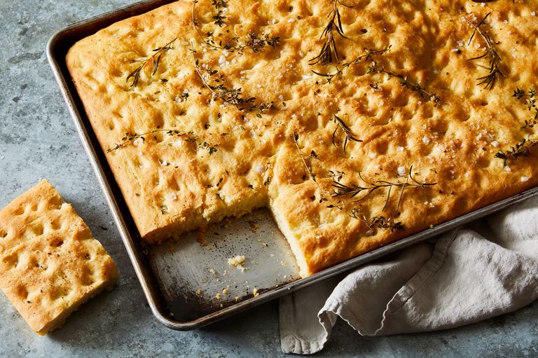 PLATES OF FLAVOUR: A No-Fuss Introduction To Easy No-Knead Focaccia Bread