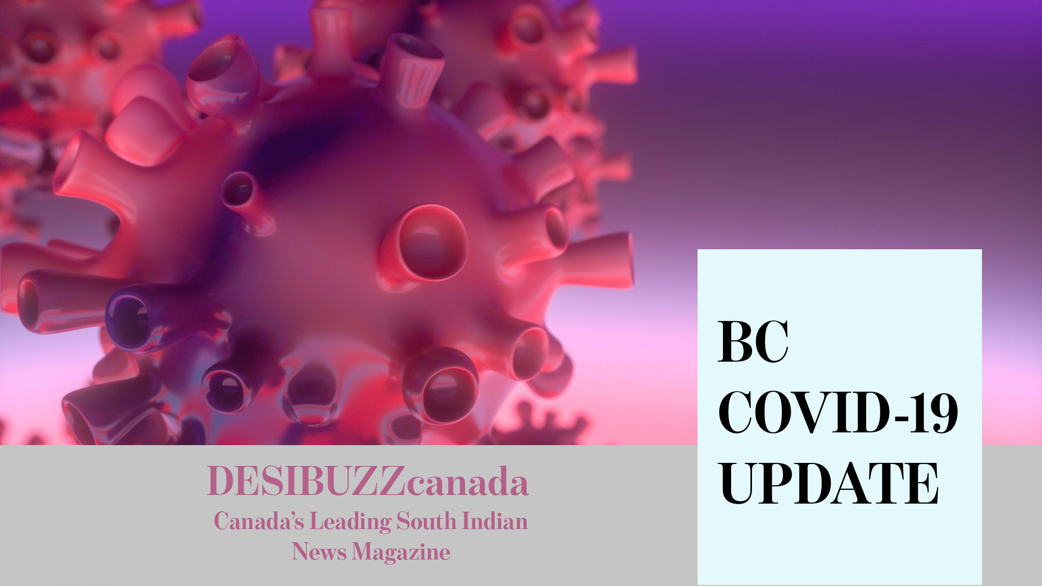 BC COVID-19 DAILY UPDATE: Another Week Ends With Moderate Numbers As We Move Towards Reopening Economy