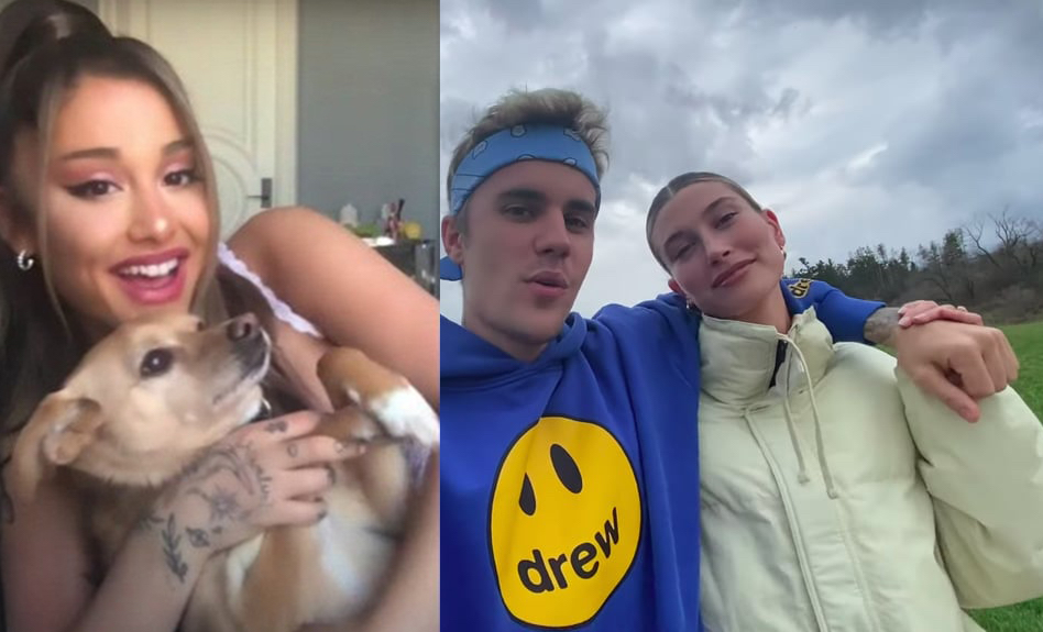 Ariana Grande And Justin Bieber Sing “Stuck With U” At Home In New Song And Video