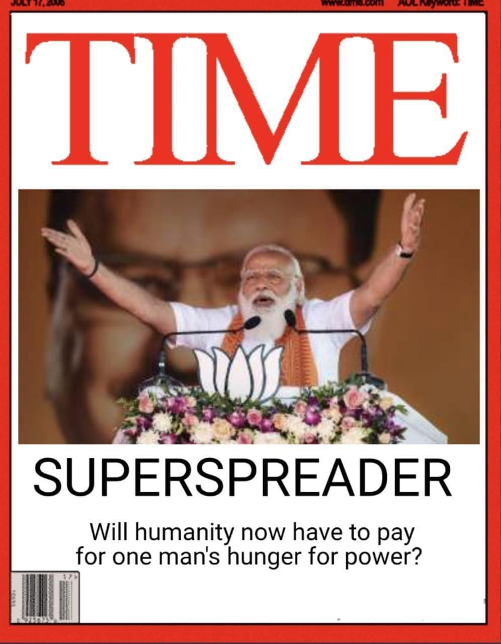 SUPER SPREADER: Indian Medical Association Says Incompetent Modi Responsible For Rampant Spread Of Coronavirus