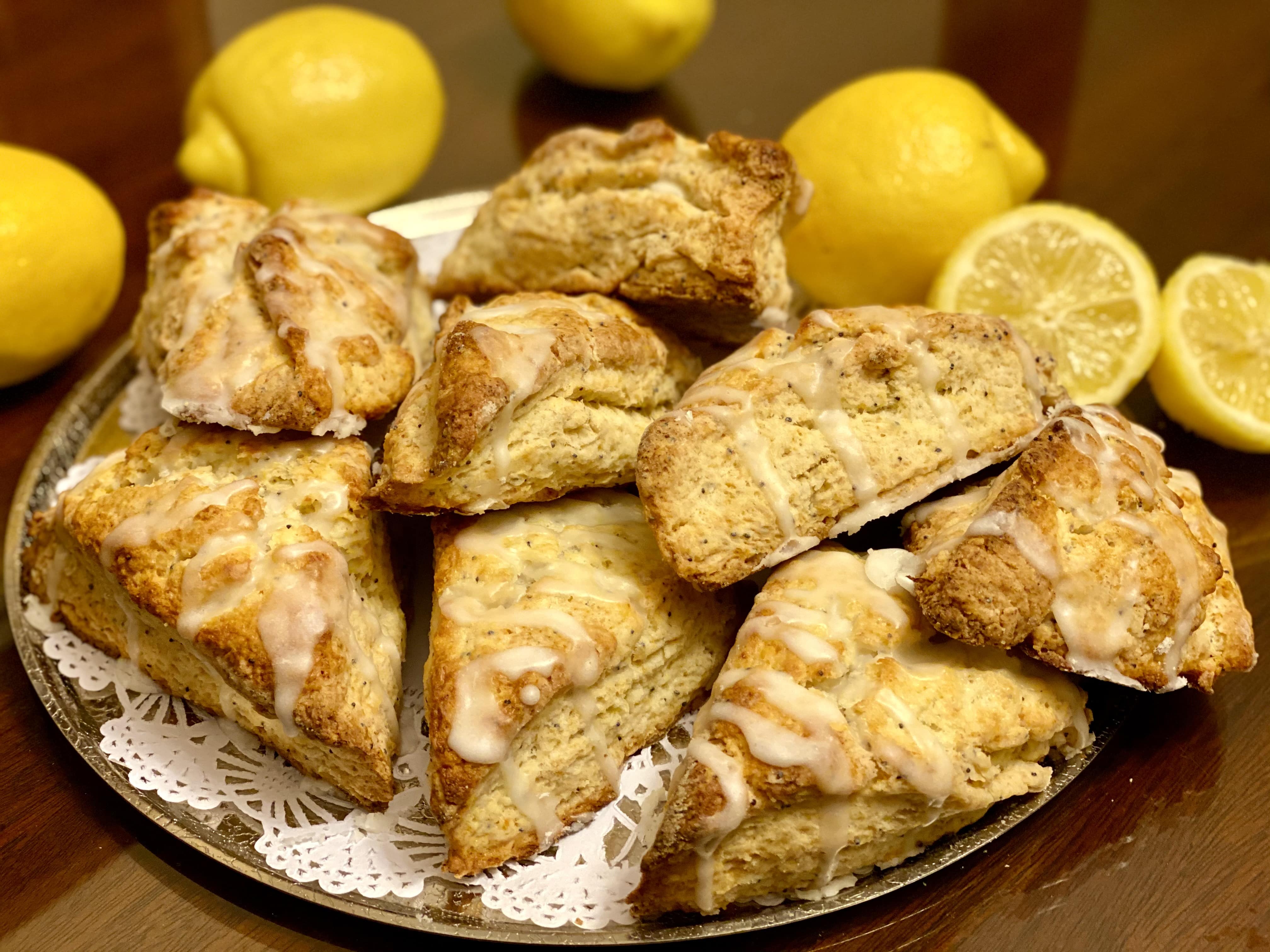 PLATES OF FLAVOUR: Celebrate Mother’s Day With Delicious Lemon Poppy Scones