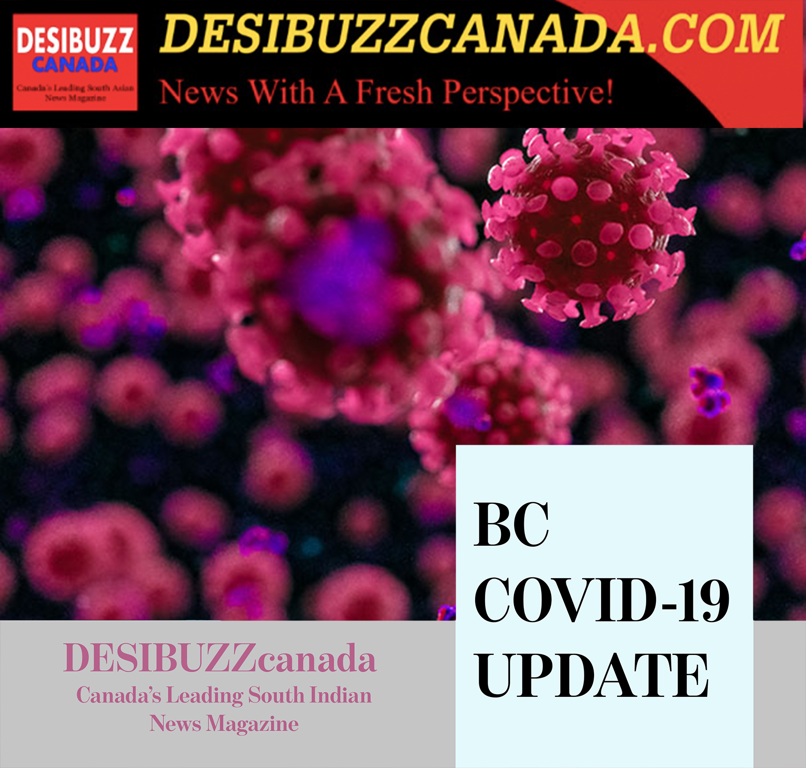 BC COVID-19 UPDATE: Weekend Sees Over 500 Cases And Six Deaths