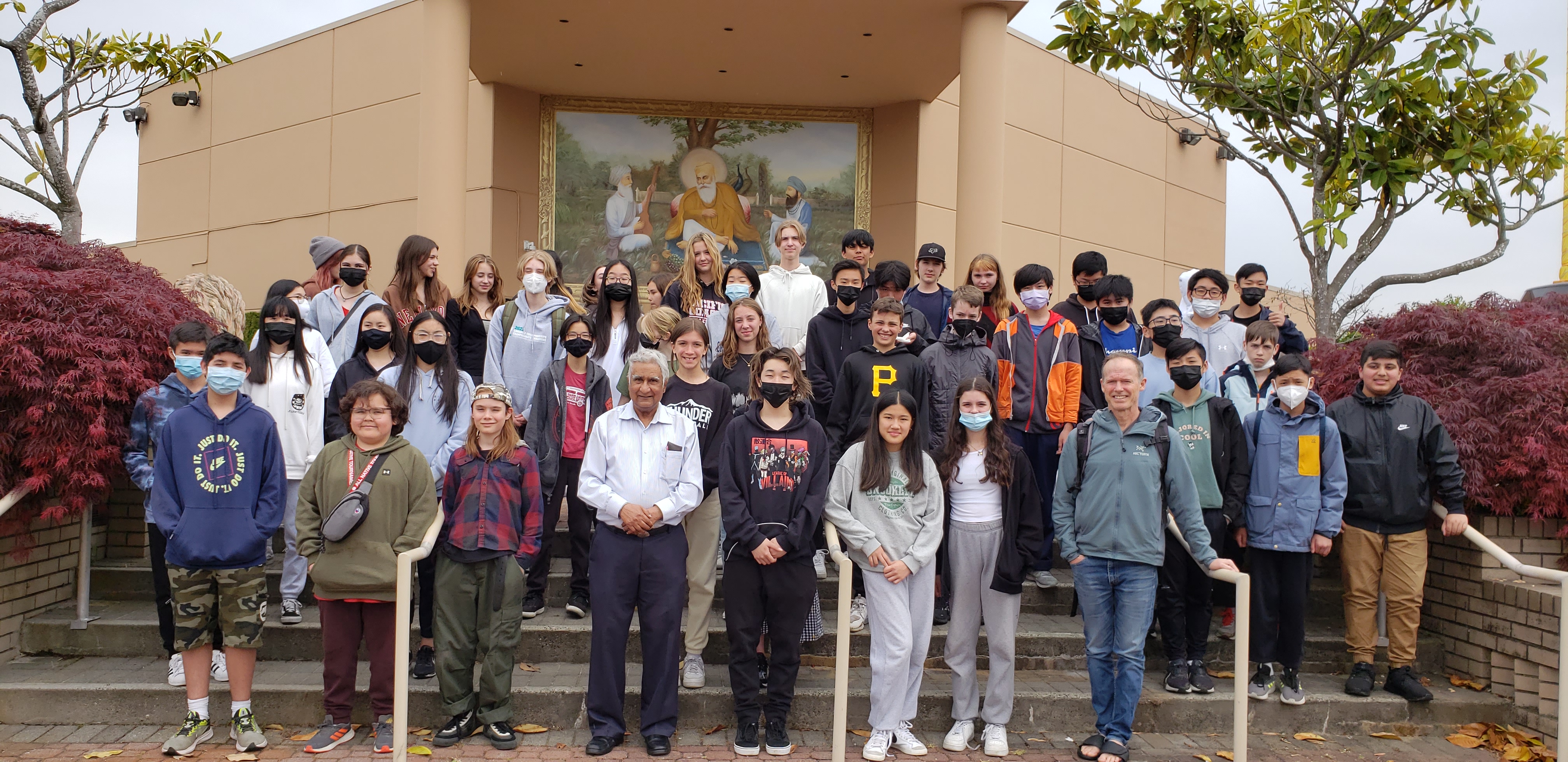 Student Visits To Gurdwara Nanak Niwas Resumes With Latest Being Grade 8ers From Point Grey Secondary